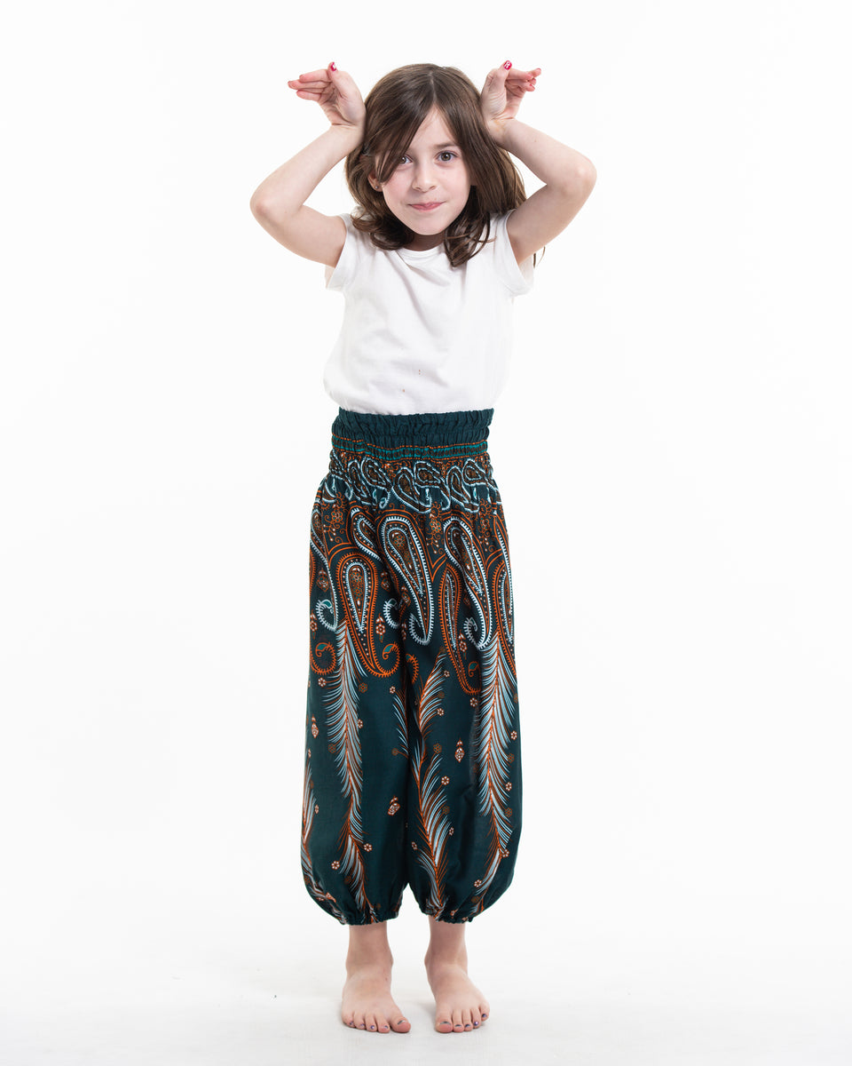 Harem Pants for Children , Kid Yoga Pants, Boho Pants for Toddlers