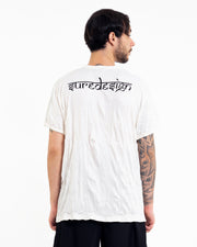 Mens Pyramid Eye T-Shirt in White