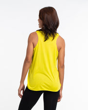 Womens Regal Elephant Tank Top in Yellow