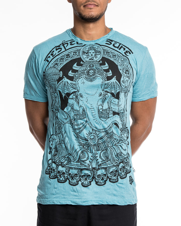 Mens Batman Ganesh T-Shirt in Turquoise